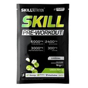 Skill Nutrition Pre-Workout, proszek, smak green apple, 16 g