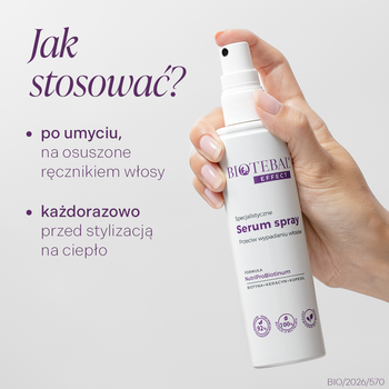 Biotebal Effect, specjalistyczne serum spray przeciw wypadaniu włosów, 130 ml