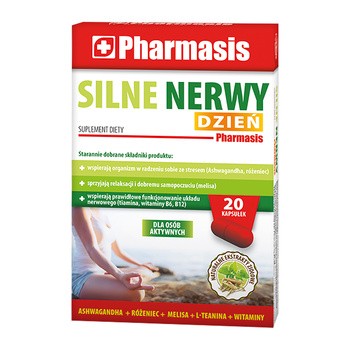 Silne Nerwy Dzień  Pharmasis, kapsułki, 20 szt.