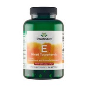 Swanson Witamina E 400IU mieszanka tokoferoli, kapsułki, 250 szt.