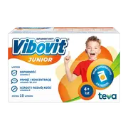 Vibovit Junior o smaku pomarańczowym, proszek, 2 g, 44 saszetek