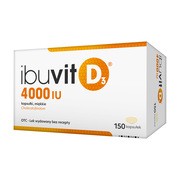 Ibuvit D3, 4000 IU, kapsułki miękkie, 150 szt.