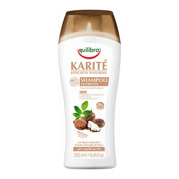 Equilibra Naturale, szampon intensywnie nawilżający z masłem Shea, 250 ml