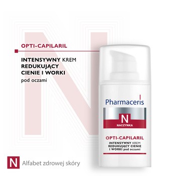 Pharmaceris N Opti-Capilaril, intensywny krem redukujący cienie i worki pod oczami, 15 ml