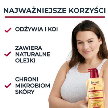 Eucerin pH5, olejek do mycia, 400 ml