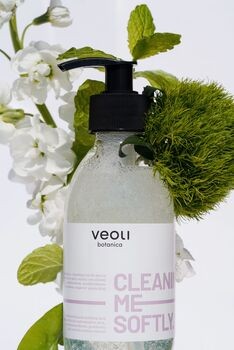 Veoli Botanica Cleaning Me Softly, żel nawilżająco-łagodzący do mycia twarzy, 190 ml
