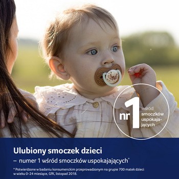 Canpol Lovi, smoczek uspokajający silikonowy dynamiczny, 0-3 m Tie Dye Blue, 2 szt.