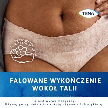 Tena Silhouette Plus, majtki chłonne, White, rozmiar L, 10 szt.