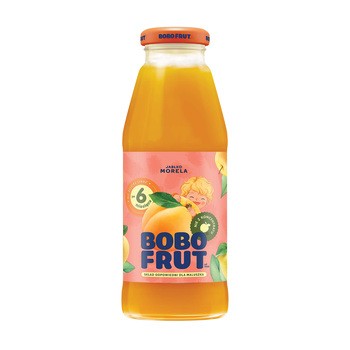 Bobo Frut, nektar owocowy, jabłko, morela, 6 m+, 300 ml