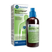 Bronchipret Forte, 490 mg + 49 mg/ml, roztwór doustny, 50 ml