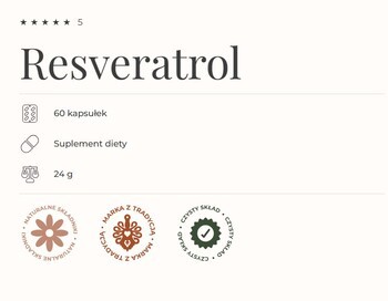 Resveratrol, kapsułki, 60 szt.
