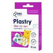 DOZ Med, plastry włókninowe z opatrunkiem, 12 szt.