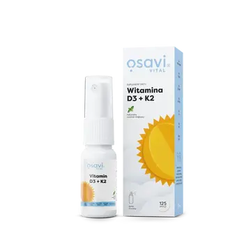 Osavi Witamina D3 + K2, spray doustny, smak miętowy, 25 ml