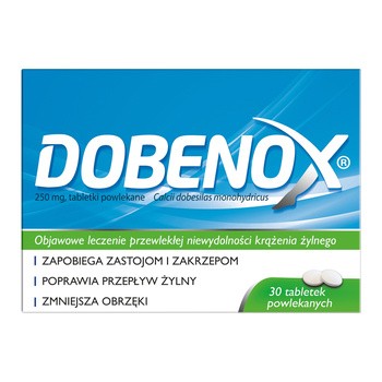 Dobenox, 250 mg, tabletki powlekane, 30 szt.