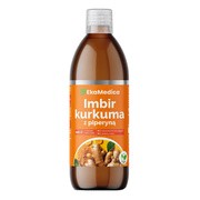 EkaMedica, Imbir kurkuma z piperyną, płyn, 500 ml