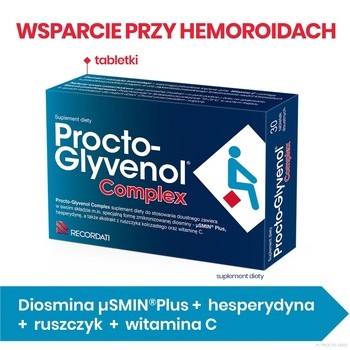 Procto-Glyvenol Complex, tabletki, 30 szt.