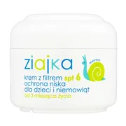 Ziajka, krem dla dzieci z filtrem SPF 6, 50 ml