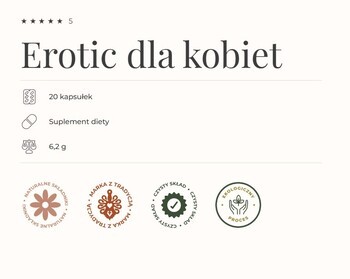 Erotic dla kobiet, kapsułki, 20 szt. (Gorvita)