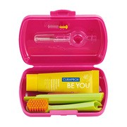 Curaprox Travel Set Red, zestaw podróżny, 1 szt