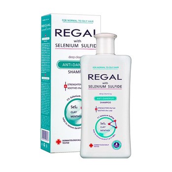 Regal with Selenium Sulfide, szampon przeciwłupieżowy, głęboko oczyszczający, 200 ml