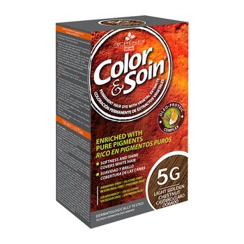 Color&Soin, farba do włosów, jasnozłocisty szatyn (5G), 135ml