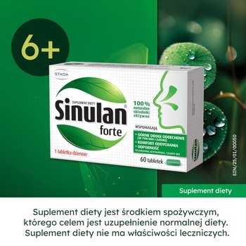 Sinulan Forte, tabletki powlekane, 60 szt.