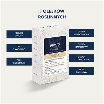Phyto Nutrition Elixir, odżywczy olejek do włosów, 100 ml