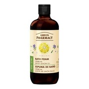 Green Pharmacy, werbena i olejek ze słodkiej cytryny, pianka do kąpieli, 500 ml