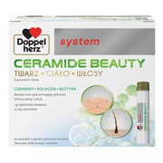 Doppelherz System Ceramide Beauty, ampułki z płynem, smak mango-marakuja, 30 szt.