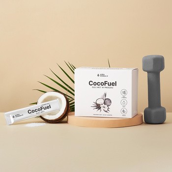 Aura Herbals Coco Fuel, Olej MCT w proszku, saszetki, 30 szt.