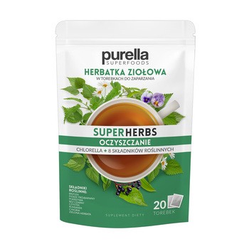Purella SuperHerbs, mieszanka ziół Oczyszczanie, 35 g
