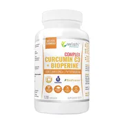 Wish Curcumin C3 + Bioperine Complex, kapsułki, 120 szt.