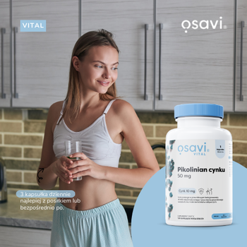 Osavi Pikolinian Cynku 50 mg, kapsułki twarde, 60 szt.