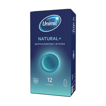 Unimil Natural, prezerwatywy lateksowe, 12 szt.