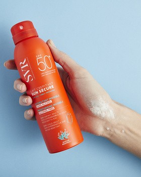 SVR Sun Secure Lait Crepitant, nawilżająca mleczna pianka ochronna, SPF50+, 200ml