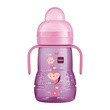 MAM Trainer, butelka treningowa z ustnikiem, fioletowa, 4 m+, 220 ml