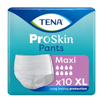 Tena Pants ProSkin Maxi, majtki chłonne, rozmiar XL, 10 szt.