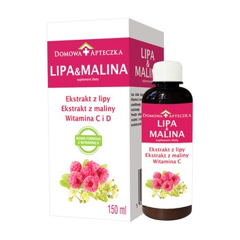 Lipa&Malina, wit.C i D, płyn, 150 ml