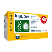 PIC Insupen Original, igły do penów insulinowych 32Gx6mm, 100 szt.