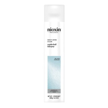 Nioxin New Regular Hold Hairspray, mocny lakier do stylizacji włosów, 300 ml