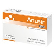 Anusir, czopki doodbytnicze z kwasem hialuronowym, 10 szt.