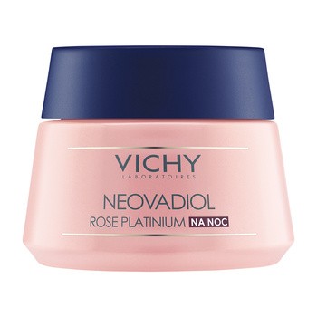 Vichy Neovadiol Rose Platinium, wzmacniający i regenerujący krem na noc, 50 ml