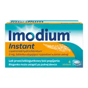 Imodium Instant, 2 mg, tabletki ulegające rozpadowi w jamie ustnej, 6 szt.