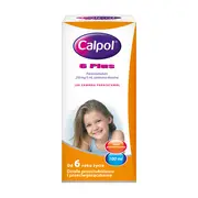 Calpol 6 Plus, (250 mg/5 ml), zawiesina doustna, 100 ml