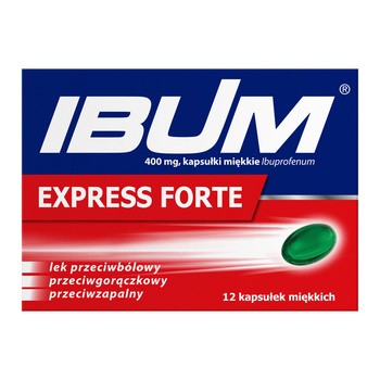 Ibum Express Forte, 400 mg, kapsułki miękkie, 12 szt.
