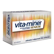 Vita-miner Senior, drażetki dla osób po 50 roku życia, 60 szt.