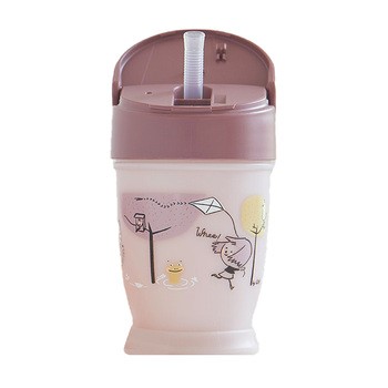 Canpol Lovi Freestyle, kubek ze słomką Junior, Lovely Girl, 250 ml