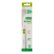 Gum Sonic Daily, soniczna szczoteczka do zębów, biała, 1 szt.