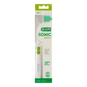 Gum Sonic Daily, soniczna szczoteczka do zębów, biała, 1 szt.