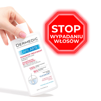 Dermedic Capilarte, kuracja stymulująca wzrost włosów, szampon, 300 ml
